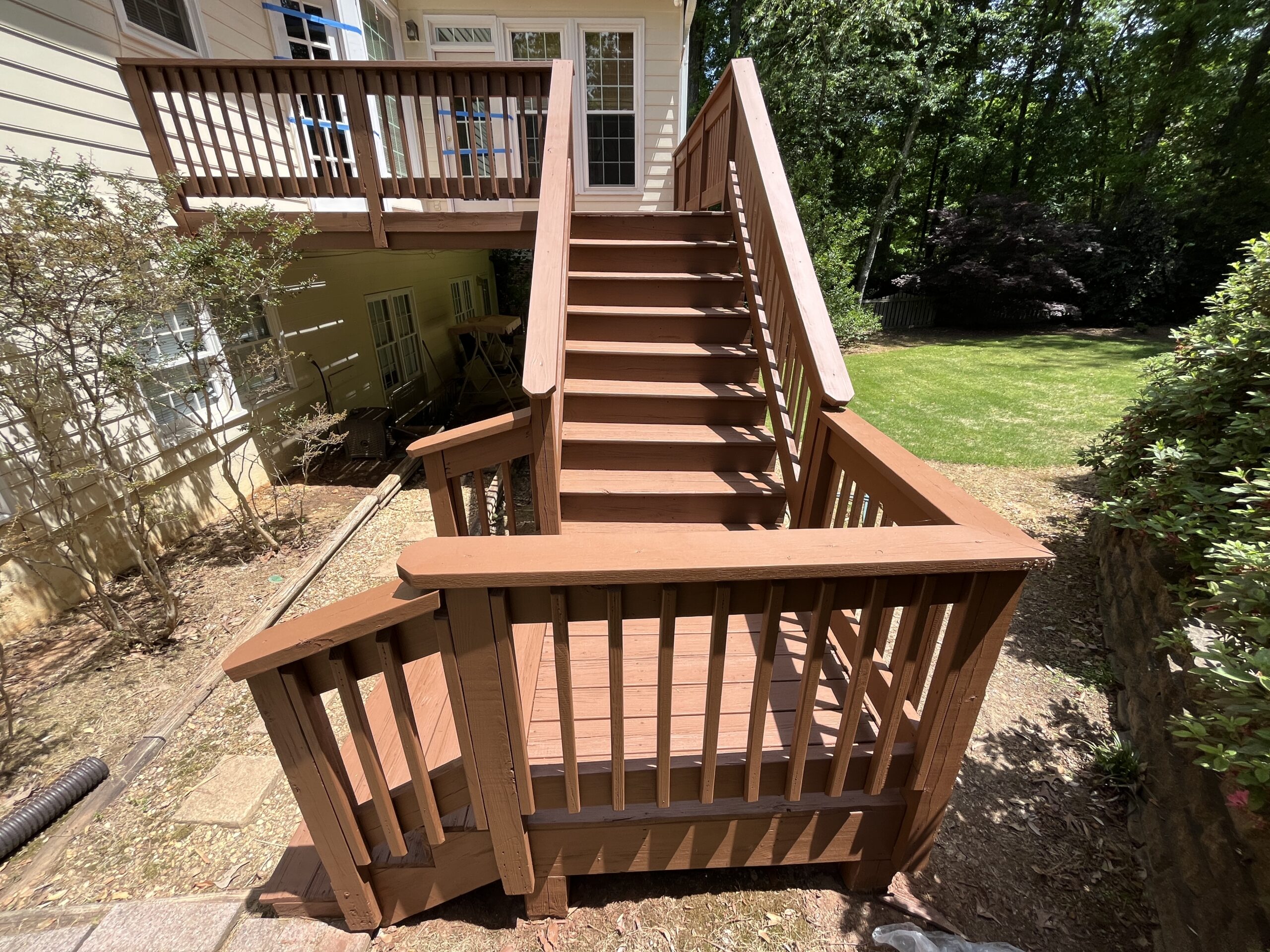 Deck Repair and Staining in Roswell, Georgia