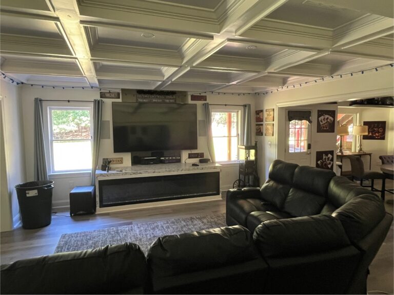 Basement Finishing Project in Suwanee, Georgia